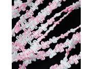Beautiful Flower Ribbon Trim 25 Yards 1 2 Inch Color Light Pink w White