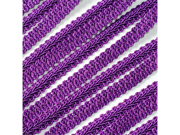 Braided French Trim Ribbon 3 8 inch 25 yards Wedding Prom Party Decoration Color Purple