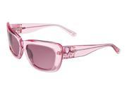 BEBE Sunglasses BB7030 001 Crystal Pink 55MM