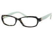 FOSSIL Eyeglasses ELYSSA 0FU4 Black Tortoise Mint 51MM