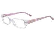 BEBE Eyeglasses BB5048 971 Crystal 52MM