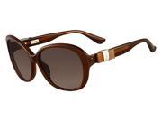 SALVATORE FERRAGAMO Sunglasses SF658SL 210 Brown 59MM
