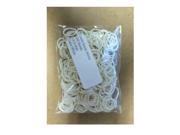 Loom Bands White 300 pc w 12 S Clips Compatible with all Bracelet Looms