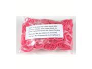 Rainbow Loom 600 Pc Rubber Band Refill w 25 C clips Pink