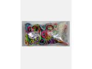 Rainbow Loom 600 Pc Rubber Band Refill w 25 C clips Mixed Colors