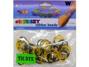 Rubbzy 100 pc Tie Dye Rubber Bands w 4 Connectors 753