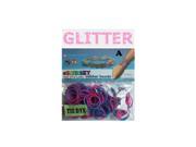 Rubbzy 100 pc Special Edition Tie Dye Glitter Rubber Bands w 4 Connectors 135