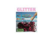 Rubbzy 100 pc Special Edition Tie Dye Glitter Rubber Bands 814