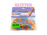 Rubbzy 100 pc Special Edition Tie Dye Glitter Rubber Bands 968