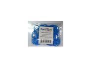 FunLoom 100 Pc Rubber Bands Refills with Super C clips Light Blue