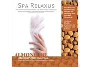 Spa Relaxus Almond Oil Hand Mask This product offers intense moisture treatment helps to revitalize dry rough overworked feet. Enriched with soothing Almond