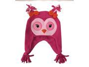 Pink Glitter Critter Owl Hat