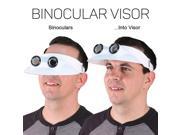 Binocular Sun Visor Hat 2.5x Magnification Bird Watching Vision Optical Lens