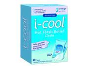 i COOL Hot Flash Relief Cloths 30 Count