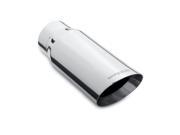 Magnaflow Performance Exhaust 35206 Stainless Steel Exhaust Tip; 3 in. I.D. Inlet; 3.5 in. Round; 9.5 in. Long; 30 deg. Slash Cut; Double Wall; Polished;