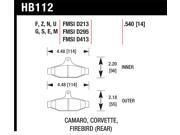 Hawk Performance HB112F.540 Disc Brake Pad