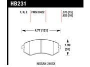Hawk Performance HB231N.625 Disc Brake Pad