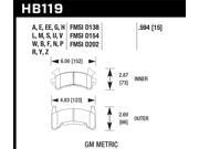 Hawk Performance HB119L.594 Disc Brake Pad