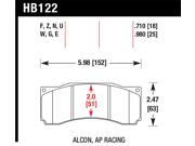 Hawk Performance HB122Z.710 Disc Brake Pad