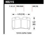 Hawk Performance HB215R.630 Disc Brake Pad Fits 93 98 Supra