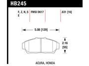 Hawk Performance HB245B.631 Disc Brake Pad 93 01 Civic Integra