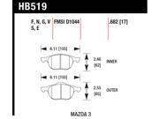 Hawk Performance HB519F.682 Disc Brake Pad
