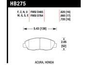 Hawk Performance HB275B.620 Disc Brake Pad 90 14 Accord Civic CL Insight