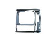 Omix ada This chrome headlight bezel from Omix ADA fits the left side of 84 90 Jeep XJ Cherokees. 12419.11