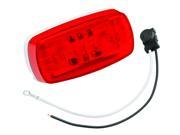 RV Motorhome Trailer LED Light Oblong w Pigtail Red Replacement Upgrade