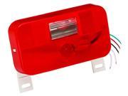 Tail Light W Backup License Bracket White