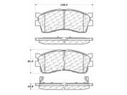 StopTech 105.08890 Disc Brake Pad Fits 01 05 Rio Spectra