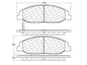 StopTech 106.13320 Disc Brake Pad Fits 08 11 CTS Regal STS