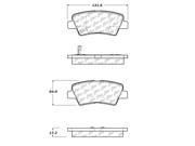 StopTech 105.14450 Disc Brake Pad Fits 10 12 Elantra Sonata