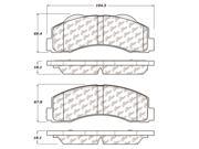 StopTech 105.14140 Disc Brake Pad Fits 10 F 150