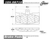 Centric Parts 102.08710 102 Series Semi Metallic Standard Brake Pad