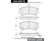 Centric Parts 102.09570 102 Series Semi Metallic Standard Brake Pad