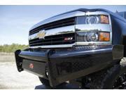 Fab Fours CH14 S3061 1 Black Steel Front Ranch Bumper