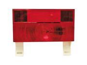 Peterson Manufacturing V25913 Red Turn And Tail License Light With Reflex
