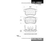 Centric Parts 102.10860 102 Series Semi Metallic Standard Brake Pad