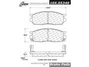 Centric Parts 102.05340 102 Series Semi Metallic Standard Brake Pad
