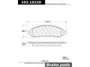 Centric Parts 102.10220 102 Series Semi Metallic Standard Brake Pad