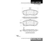 Centric Parts 102.10730 102 Series Semi Metallic Standard Brake Pad