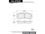 Stoptech 103.07540 Brake Pad Ceramic