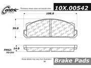 Centric Parts 102.00542 102 Series Semi Metallic Standard Brake Pad