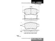 Centric Parts 102.10880 102 Series Semi Metallic Standard Brake Pad