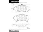 Centric Parts 102.10760 102 Series Semi Metallic Standard Brake Pad