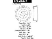 Centric Brake Drum 123.67041 Centric Brake Drum 123.67041