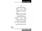 Centric Parts 102.11570 102 Series Semi Metallic Standard Brake Pad