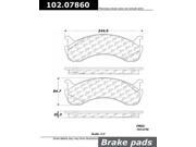 Centric Parts 102.07860 102 Series Semi Metallic Standard Brake Pad