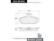 Centric Parts 102.05450 102 Series Semi Metallic Standard Brake Pad